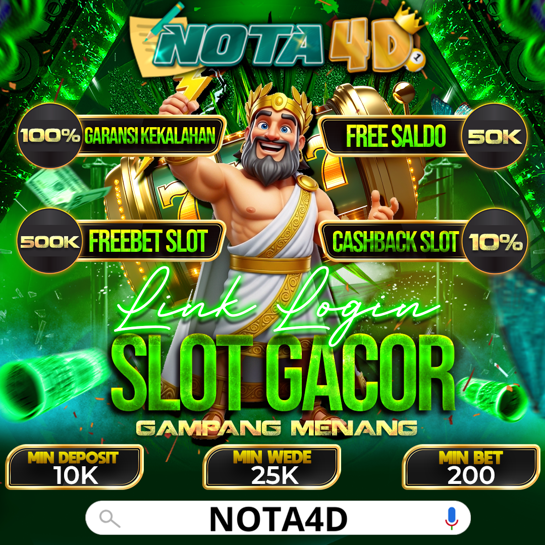 10 Game Slot Gacor Gampang Maxwin di Nota4D