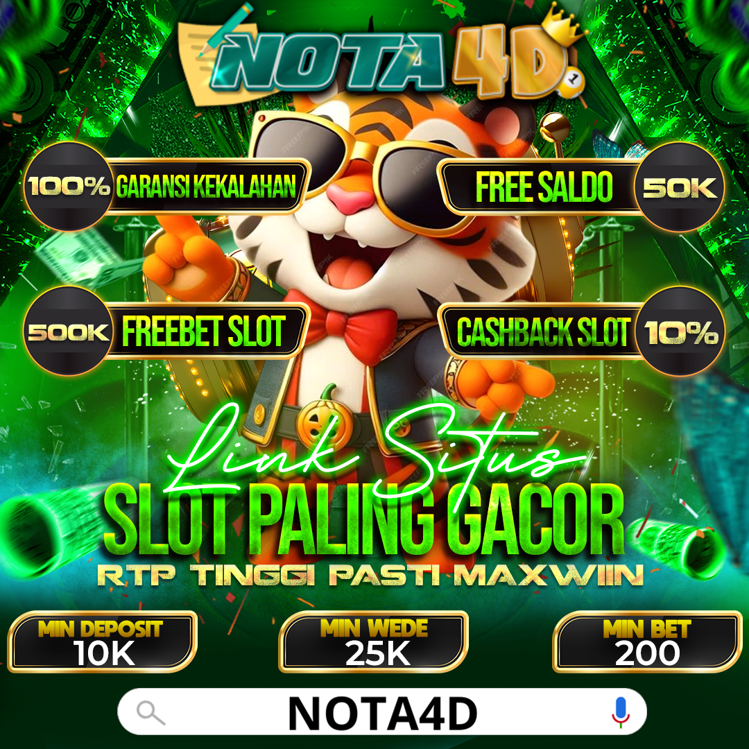 Daftar & Login Situs Slot Resmi Nota4D: Jalan Mudah Menuju Kemenangan Besar